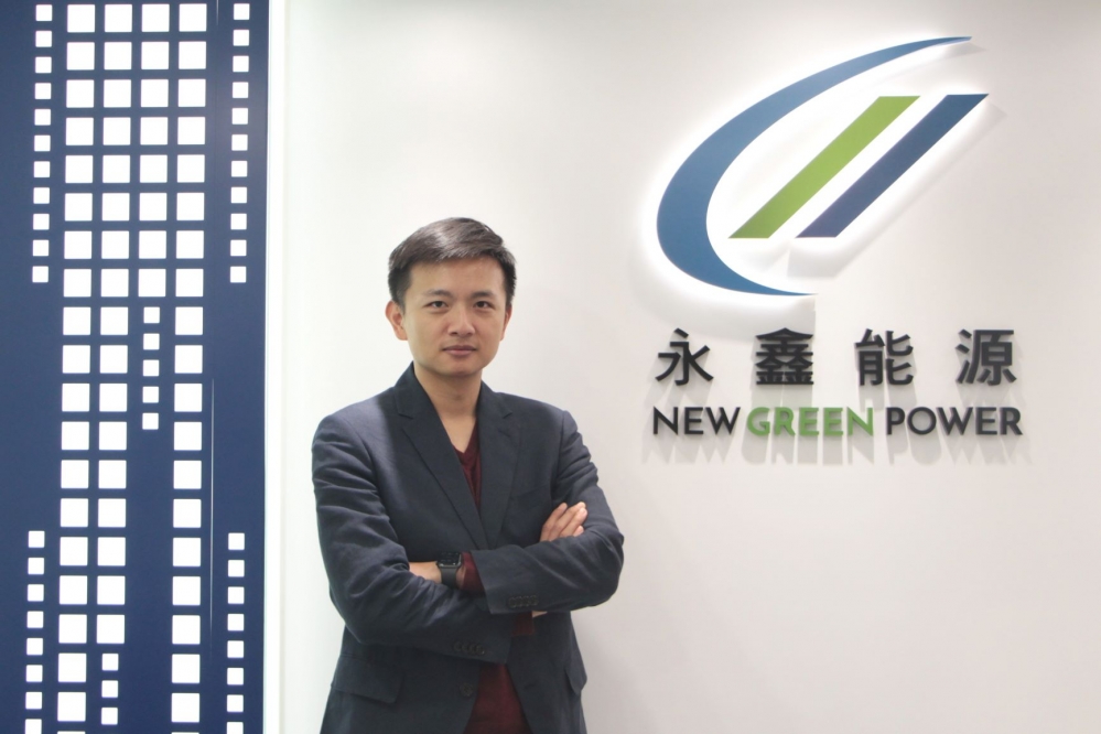 New Green Power’s chairman and general manager: Andy Tang (Photo by Jialin Qiu)