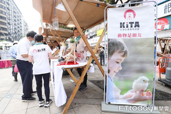 致力於推廣動物權的台灣友善動物協會,不只關注生活中常見的貓狗動物權益,也關心像北極熊這樣,因環境變遷而被迫遷徙或喪失居住地的基本生存權。(圖/記者林敬旻攝)
